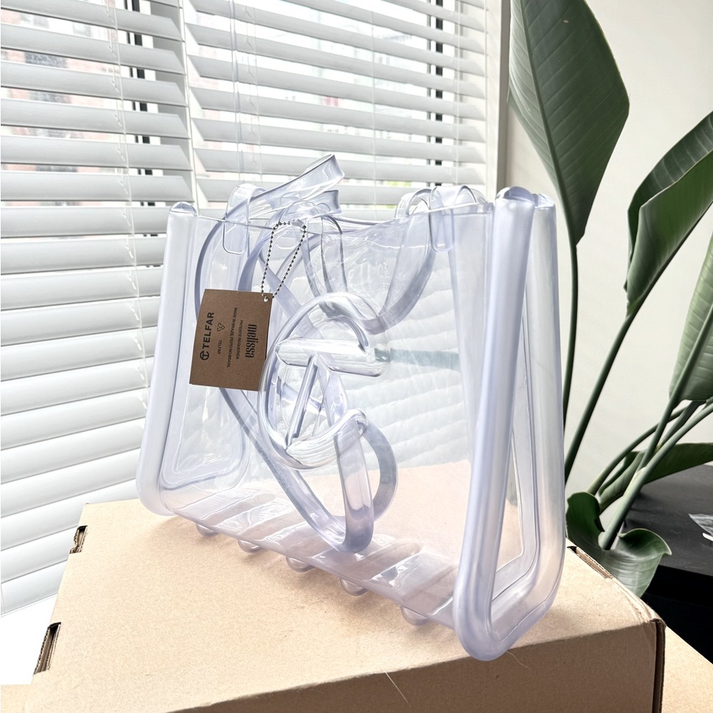 Melissa x Telfar Medium Jelly Shopper - Clear